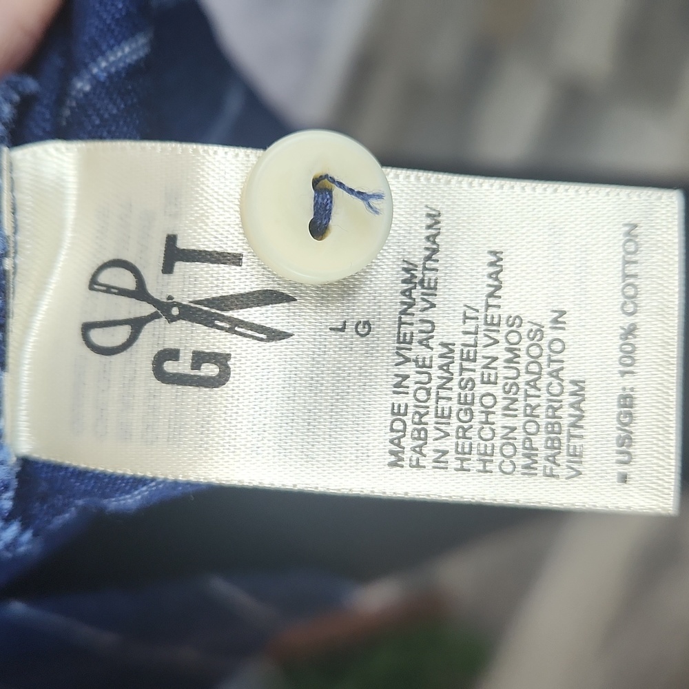 GoodThreads Striped Henley Tee - Picture 9 of 9